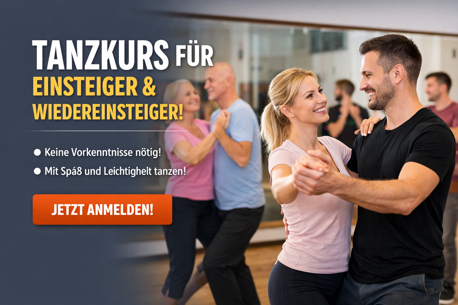 Grundkurs & Wiedereinsteiger-Tanzkurs | Tanzen lernen im Tanzsportverein