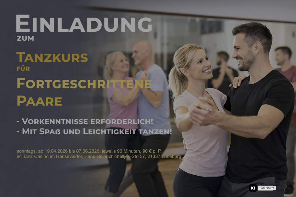 Tanzkurs für fortgeschrittene Paare