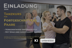 Tanzkurs für forgeschrittene Paare