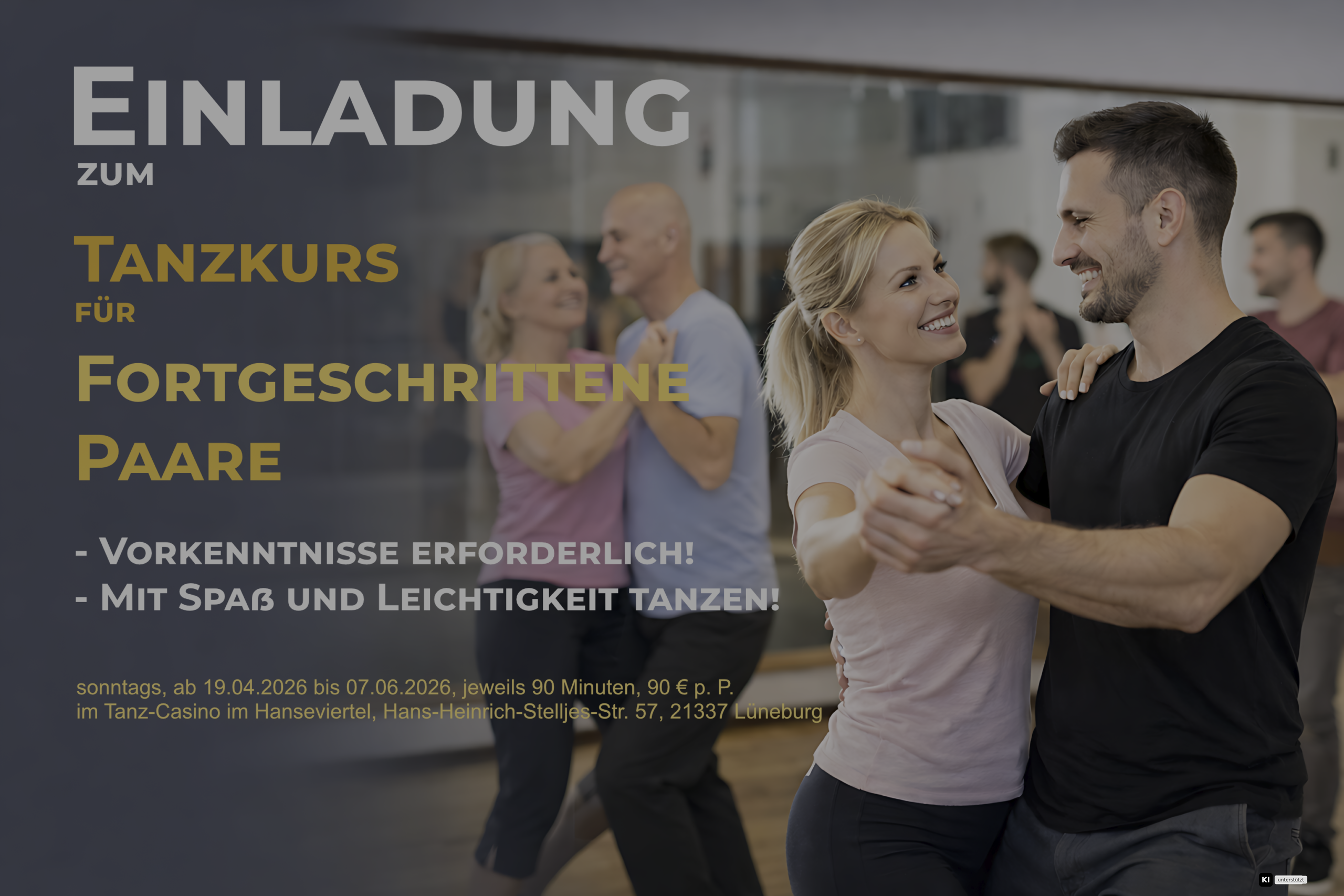 Tanzkurs für forgeschrittene Paare